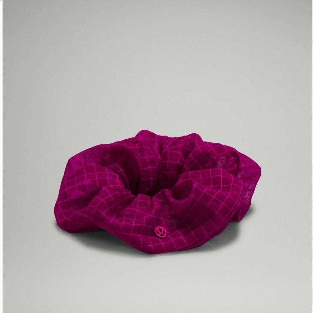 Lululemon Uplifting Scrunchie *Oversized in Ripened Raspberry - Picture 3 of 7